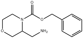 4-Cbz-3-(aMinoMethyl)모르폴린 구조식 이미지