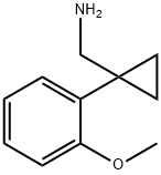 [1-(2-methoxyphenyl)cyclopropyl]methanamine Structure