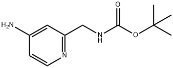 tert-butyl ((4-aMinopyridin-2-yl)Methyl)carbaMate Structure