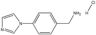 (4-(1H-IMidazol-1-yl)phenyl)MethanaMine염산염 구조식 이미지