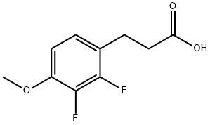 3-(2,3-Difluoro-4-Methoxyphenyl)propanoic acid Structure