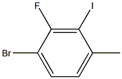 1-BroMo-2-fluoro-3-iodo-4-Methylbenzene Structure