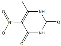 6-Methyl-5-nitropyrimidine-2,4(1H,3H)-dione 구조식 이미지