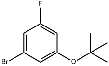 1-BroMo-3- (трет-бутокси) -5-фторбензол структурированное изображение