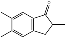 2,5,6-TriMethyl-2,3-dihydro-1H-inden-1-one Structure