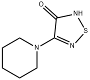 4-(피페리딘-1-일)-1,2,5-티아디아졸-3-올 구조식 이미지