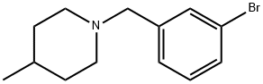 1-(3-broMobenzyl)-4-Methylpiperidine Structure