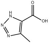 v-Triazole-4-carboxylic acid, 5-methyl- (7CI) Structure