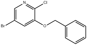 3-(Benzyloxy)-5-broMo-2-chloropyridine 구조식 이미지