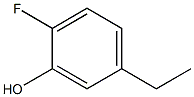 5-에틸-2-플루오로페놀 구조식 이미지