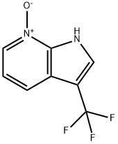 1H-Pyrrolo[2,3-b]pyridine, 3-(trifluoroMethyl)-,7-oxide Structure