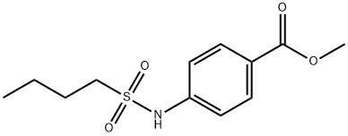 Methyl 4-(butane-1-sulfonaMido)benzoate 구조식 이미지