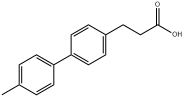 4'-Methyl-biphenyl-4-propanoic acid 구조식 이미지