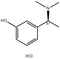 3-((S)-1-디메틸아미노-에틸)페놀하이드로클로라이드 구조식 이미지