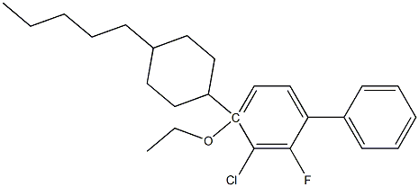 3-chloro-4-ethoxy-2-fluoro-4,-(trans-4 - aMylcyclohexyl)-1,1,-Biphenyl Structure