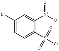 4-broMo-2-니트로벤젠-1-술포닐클로라이드 구조식 이미지