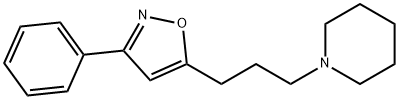 3-Phenyl-5-(3-(piperidin-1-yl)propyl)isoxazole 구조식 이미지