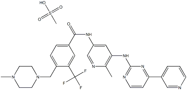 Flumatinib mesylate Structure