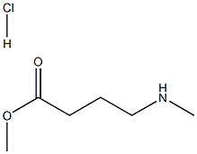 methyl 4-(methylamino)butanoate hydrochloride Structure