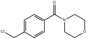 4-[4-(chloroMethyl)benzoyl]Morpholine 구조식 이미지