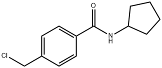 4-(ChloroMethyl)-N-cyclopentylbenzaMide 구조식 이미지