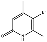 5-broMo-4,6-디메틸피리딘-2-올 구조식 이미지