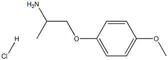 1-(4-Methoxyphenoxy)-2-propanaMine HCl Structure