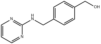 (4-((PyriMidin-2-ylaMino)메틸)페닐)메탄올 구조식 이미지