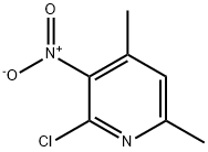 2-Chloro-4,6-diMethyl-3-nitropyridine Structure
