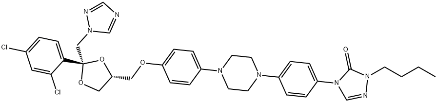 Butyl Itraconazole Structure