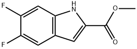 5,6-Difluoro-2-indole carboxylic acid Methyl ester Structure