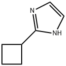 2-시클로부틸-1H-이미다졸 구조식 이미지