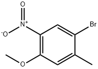 1-브로모-4-메톡시-2-메틸-5-니트로벤젠 구조식 이미지