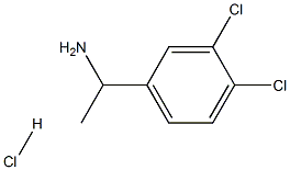 1-(3,4-Dichlorophenyl)ethanaMine HCl Structure