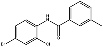 N-(4-BroMo-2-chlorophenyl)-3-MethylbenzaMide, 97% Structure