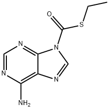 S-Ethyl 6-aMino-9H-purine-9-carbothioate Structure