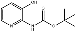2-(BOC-아미노)-3-하이드록시피리딘 구조식 이미지