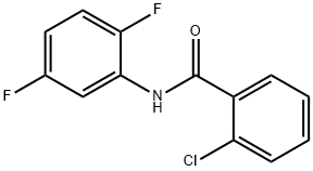 2-chloro-N-(2,5-difluorophenyl)benzamide Structure