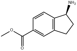 (S)-메틸1-아미노-2,3-디하이드로-1H-인덴-5-카복실레이트 구조식 이미지