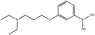 (3-(3-(diethylaMino)propoxy)phenyl)boronic acid Structure