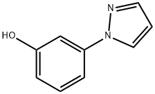 3-(1H-Pyrazol-1-yl)phenol 구조식 이미지