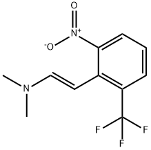 EthenaMine, N,N-diMethyl-2-[2-nitro-6-(trifluoroMethyl)phenyl]-, (1E)- Structure
