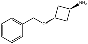 trans-3-(Benzyloxy)cyclobutanaMine Structure