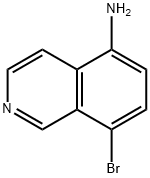 5-이소퀴놀린아민,8-브로모-(9CI) 구조식 이미지