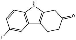 6-fluoro-3,4-dihydro-1H-carbazol-2(9H)-one 구조식 이미지