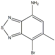 7-broMo-6-Methylbenzo[c][1,2,5]thiadiazol-4-aMine Structure