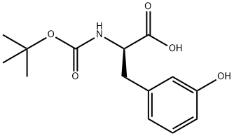 N-Boc-3-hydroxy-D-phenylalanine Structure