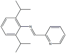 N-2,6-Diisopropylphenylpyridin-2-aldiMin 구조식 이미지