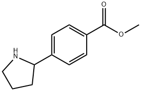 메틸4-(피롤리딘-2-일)벤조에이트 구조식 이미지