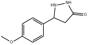 5-(4-Methoxyphenyl)pyrazolidin-3-one Structure